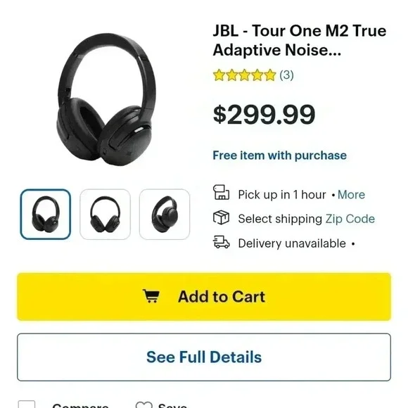 JbL Tour One Headphones - Picture 2 of 6